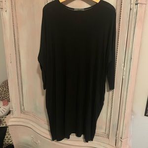 NWT Cherish black oversized t-shirt dress small